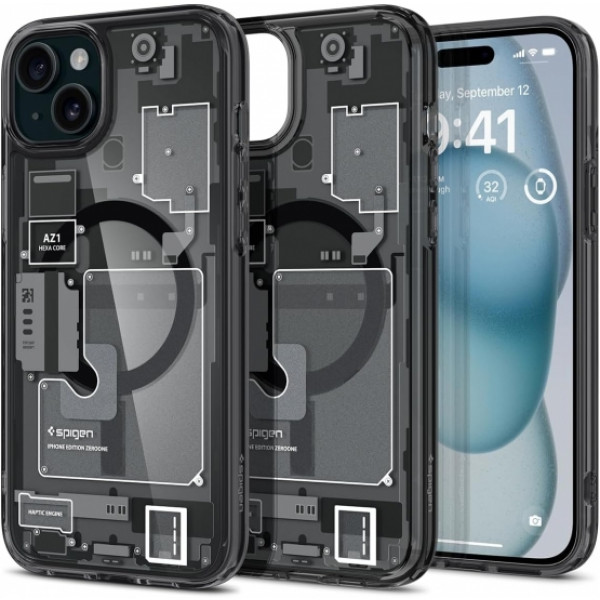 Фото - Чохол для смартфону Spigen for Apple iPhone 15 Ultra Hybrid MagFit, Zero One (ACS06806)
