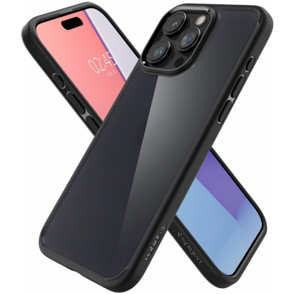 Фото - Чохол для смартфону Spigen for Apple iPhone 15 Pro Ultra Hybrid, Frost Black (ACS06709)