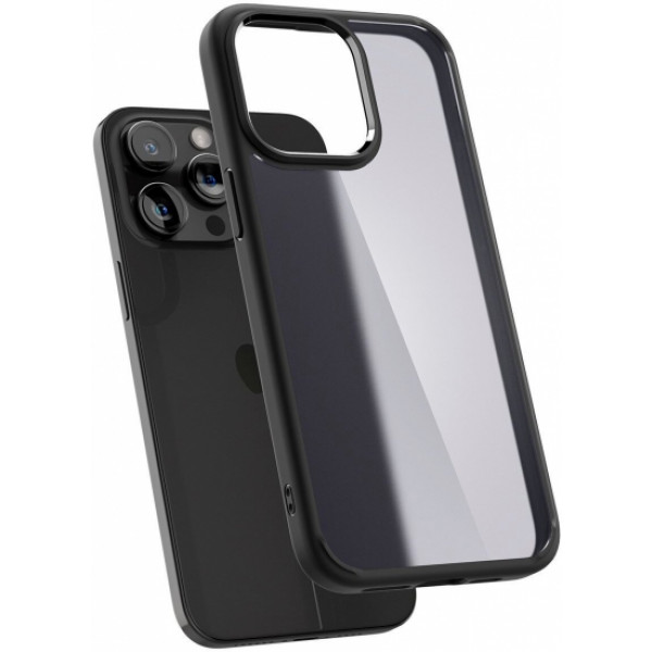 Фото - Чохол для смартфону Spigen for Apple iPhone 15 Pro Ultra Hybrid, Frost Black (ACS06709)