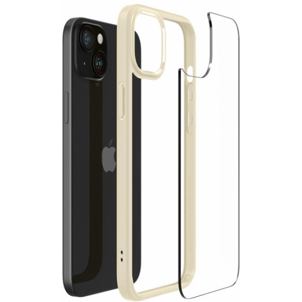 Фото - Чохол для смартфону Spigen for Apple iPhone 15 Ultra Hybrid, Mute Beige (ACS06800)