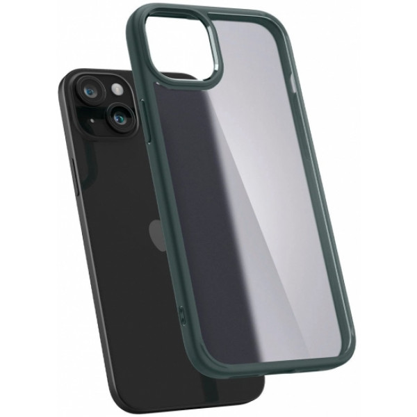 Фото - Чохол для смартфону Spigen for Apple iPhone 15 Ultra Hybrid, Frost Green (ACS06798)