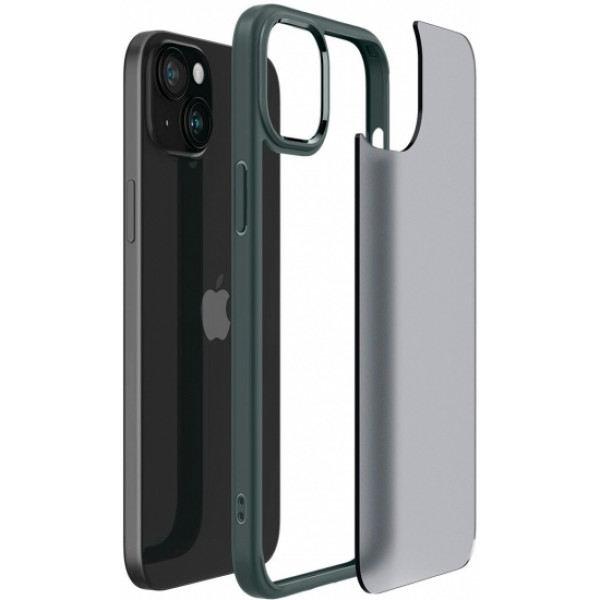 Фото - Чохол для смартфону Spigen for Apple iPhone 15 Ultra Hybrid, Frost Green (ACS06798)