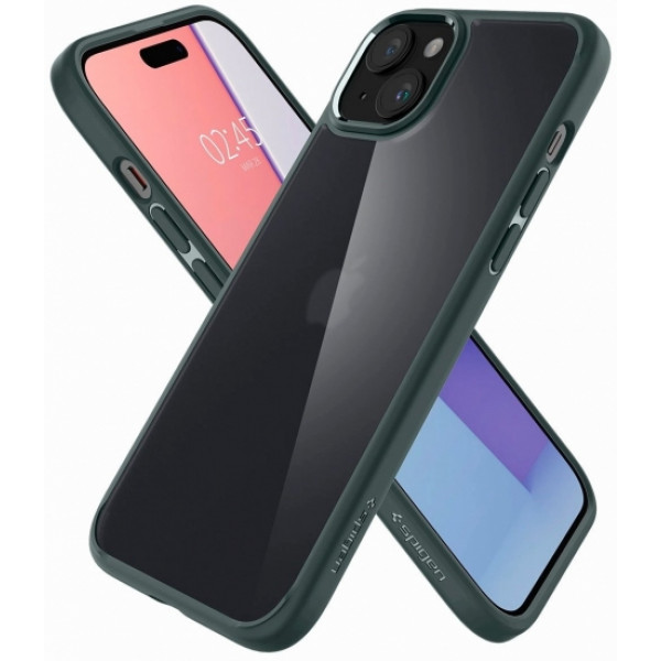 Фото - Чохол для смартфону Spigen for Apple iPhone 15 Ultra Hybrid, Frost Green (ACS06798)