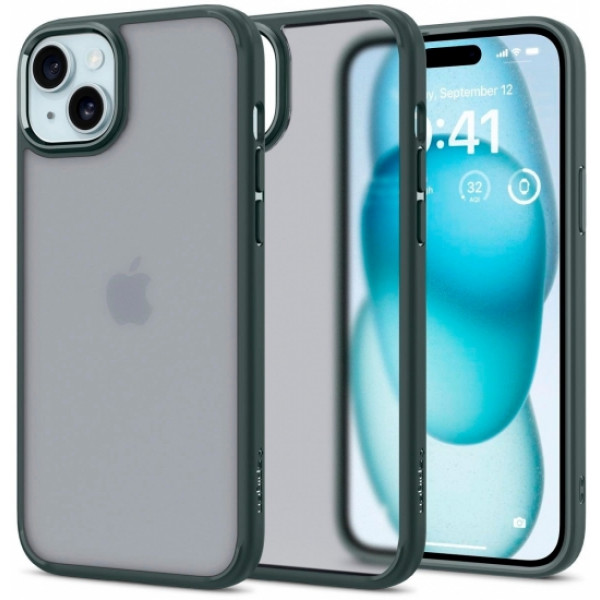 Фото - Чохол для смартфону Spigen for Apple iPhone 15 Ultra Hybrid, Frost Green (ACS06798)