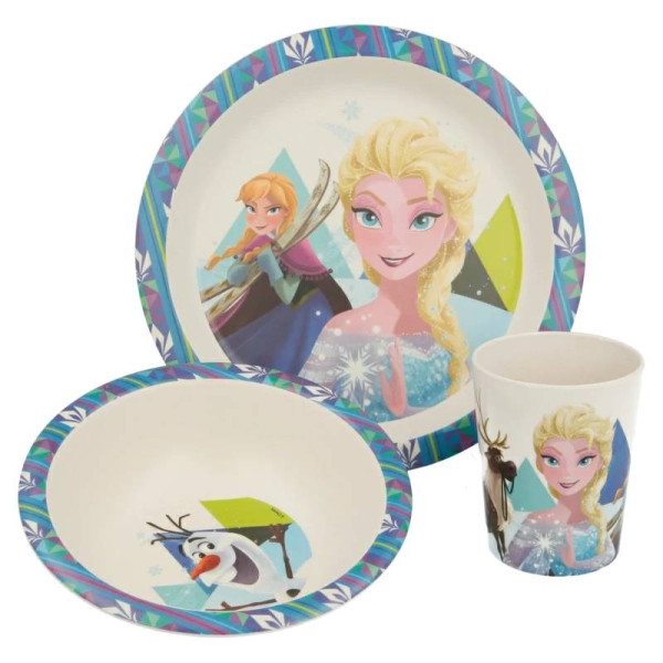 Фото - Набір дитячий 3 пр. STOR BAMBOO 3 шт. SET WITH RIM FROZEN BEST OF DISNEY (Stor-01335)