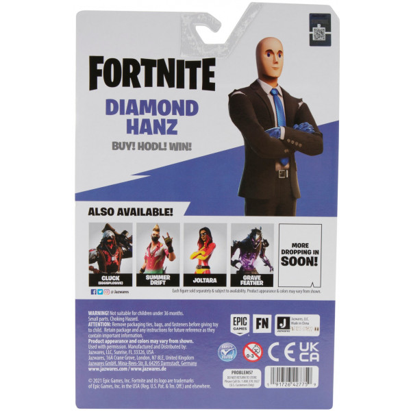 Фото - Колекційна фігурка Fortnite Solo Mode Diamond Hanz (FNT1013)