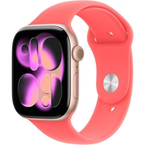 Фото - Ремінець для смарт-годинника Apple 46mm Bright Guava Sport Band - M/L (MHYJ4ZM/A)
