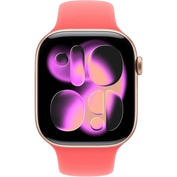 Фото - Ремінець для смарт-годинника Apple 46mm Bright Guava Sport Band - M/L (MHYJ4ZM/A)