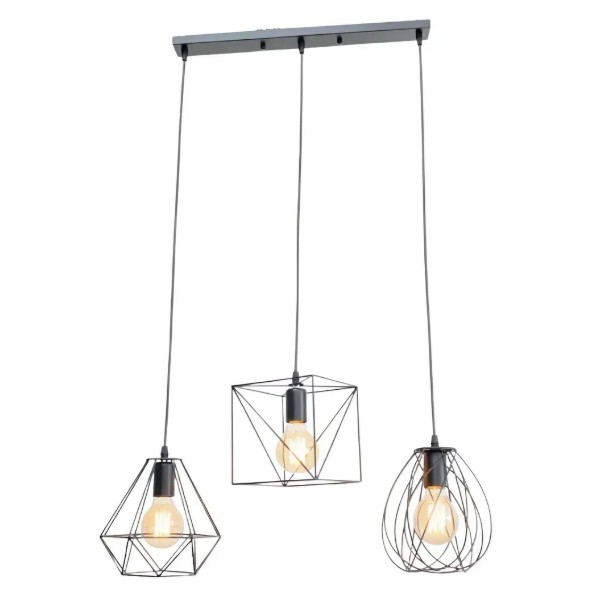 Фото - Люстра VALESO TY307-3 Loft Black