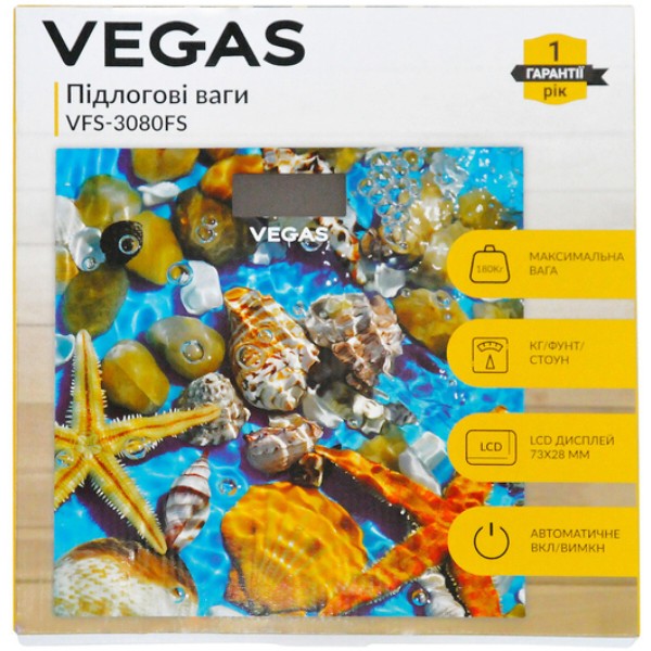 Фото - Весы напольные Vegas VFS-3080FS