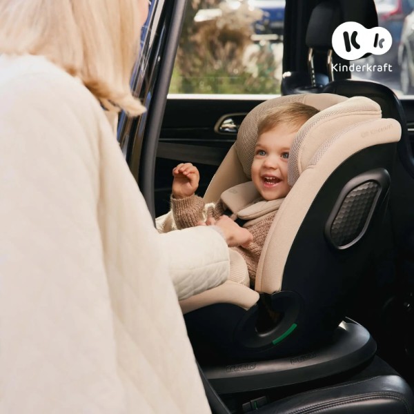 Фото - Автокрісло Kinderkraft Xpedition 3 i-Size Beige (KCXPED03BEG0000)