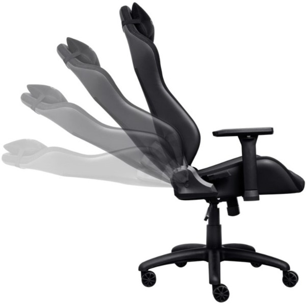 Фото - Крісло для геймерів Trust GXT714 Ruya ECO, ПУ шкіра, 3D-Armrests, чорний (24908)