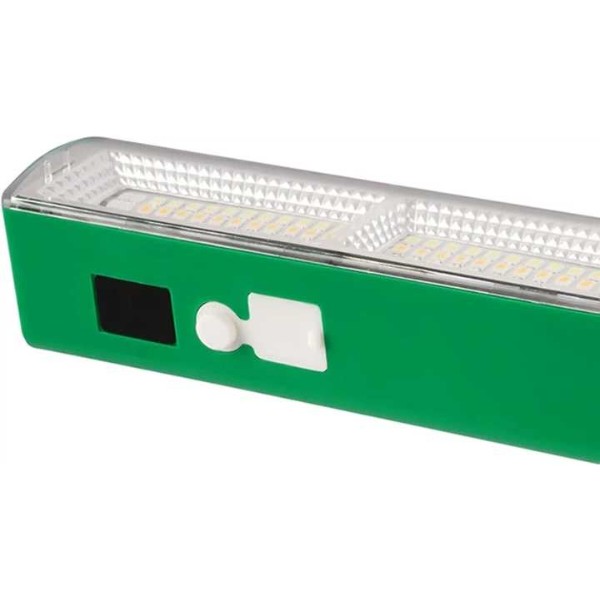Фото - Фонарь аккумуляторный NEWVEW Solar Panel 4000mAh Green (NWVW-NV-E967T-GN)