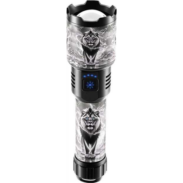 Фото - Фонарь аккумуляторный NEWVEW 5000mAh Black (NWVW-NV-K20-LION-BK)