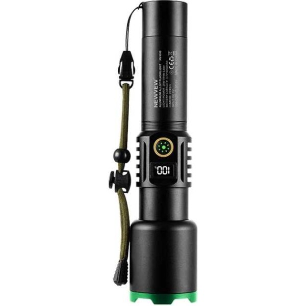Фото - Фонарь аккумуляторный NEWVEW 6000mAh Black (NWVW-NV-K40-BK)