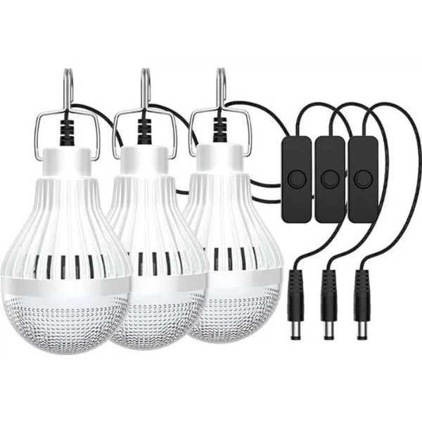 Фото - Набор фонарей NEWVEW Solar Panel 4500mAh 3 LED 3.5W Green (NWVW-NV-T220-GN)