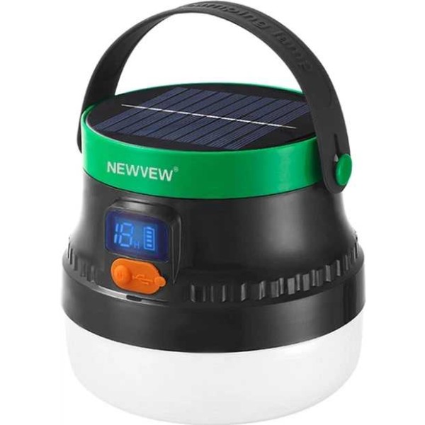 Фото - Ліхтар акумуляторний NEWVEW 150W Solar Panel 7800mAh Green (NWVW-NV-E938-GN)