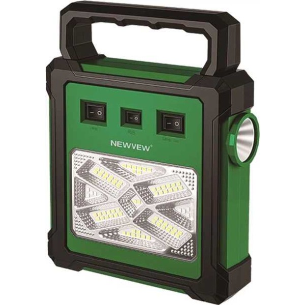 Фото - Набір ліхтарів NEWVEW Solar Panel 2400mAh 2.5W Green (NWVW-NV-T260-GN