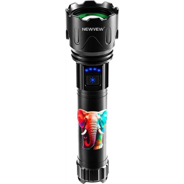 Фото - Фонарь аккумуляторный NEWVEW 3000mAh Black (NWVW-NV-K47-ELFNT-BK)