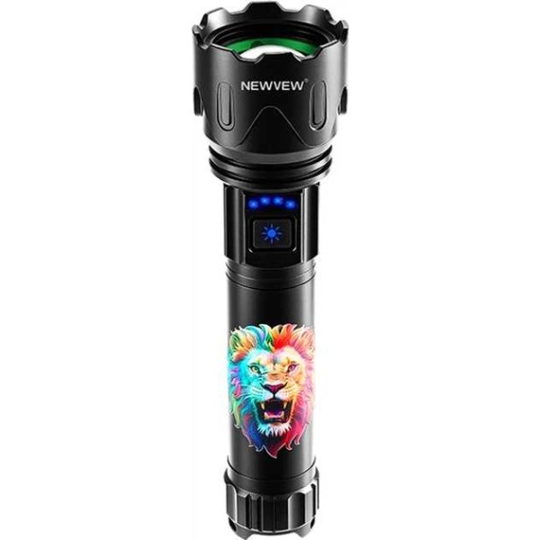 Фото - Фонарь аккумуляторный NEWVEW 3000mAh Black (NWVW-NV-K47-LION-BK)