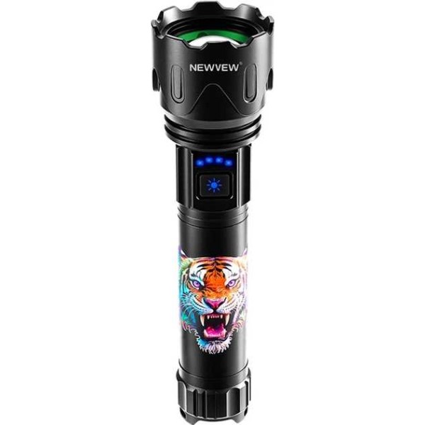 Фото - Фонарь аккумуляторный NEWVEW 3000mAh Black (NWVW-NV-K47-TGR-BK)