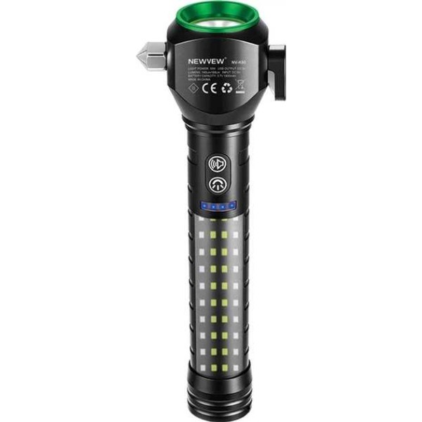 Фото - Фонарь аккумуляторный NEWVEW 1800mAh Black (NWVW-NV-K50-BK)