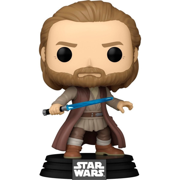 Фото - Колекційна фігурка FUNKO Vinyl: Obi-Wan Kenobi S2 - Obi-Wan (battle pose) (5908305244097)