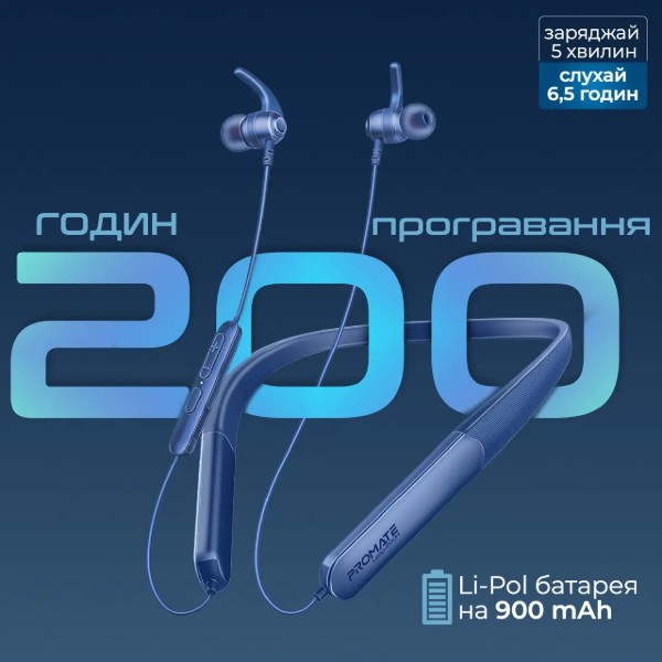 Фото - Наушники вкладыши беспроводные Promate leap-200h.blue