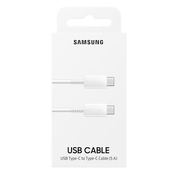 Фото - Кабель Samsung Type-C to Type-C 5A - 1m White (EP-DN975BWRGRU)
