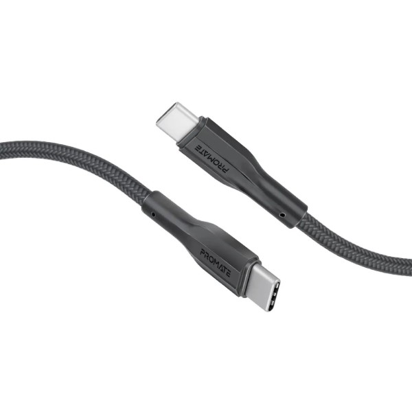 Фото - Кабель Promate USB-C - USB-C (xcord-cc200.black) Фото - Кабель Promate USB-C - USB-C (xcord-cc200.black)