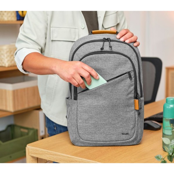 Фото - Рюкзак для ноутбуку Trust Avana 16" Eco Grey (24981)