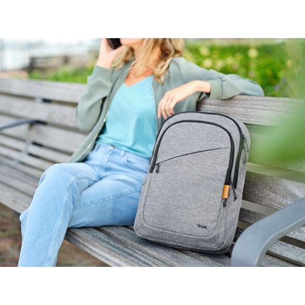 Фото - Рюкзак для ноутбуку Trust Avana 16" Eco Grey (24981)