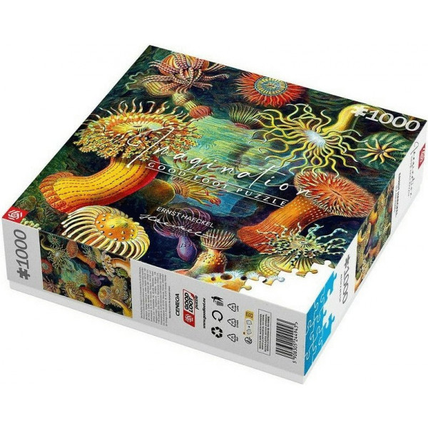 Фото - Пазли (8 +) Good Loot Imagination: Ernst Haeckel: Sea Anemones/Stworzenia morskie Puzzles 1000 шт. (5908305244943)