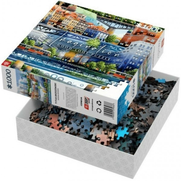 Фото - Пазли (8 +) Good Loot Imagination: Tytus Brzozowski Warsaw Bridges 1000 шт. (5908305239666)