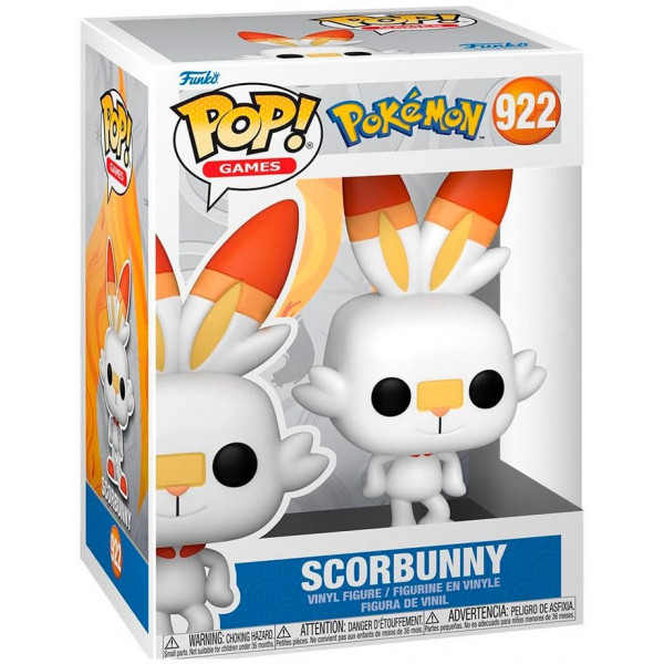 Фото - Колекційна фігурка FUNKO POP Games: Pokemon - Scorbunny (5908305243991)