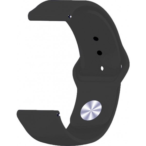 Фото - Ремінець для смарт-годинника BeCover for  Samsung Galaxy Watch 42mm/Watch Active/Active 2 40/44mm/Watch 3 41mm/Gear S2 Classic/Gear Sport Black (7061