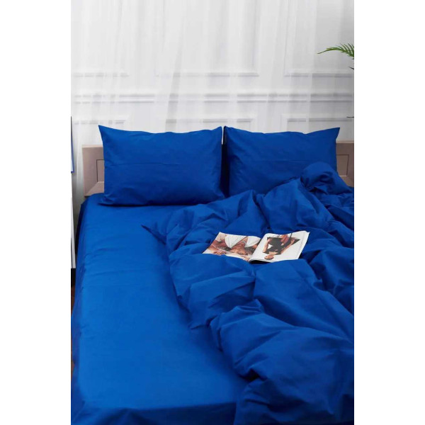 Фото - Комплект постільної білизни дитячий Moon&Star 110х140 нав. 2х50х70 Blue Бязь Gold Люкс (MS-830000003)