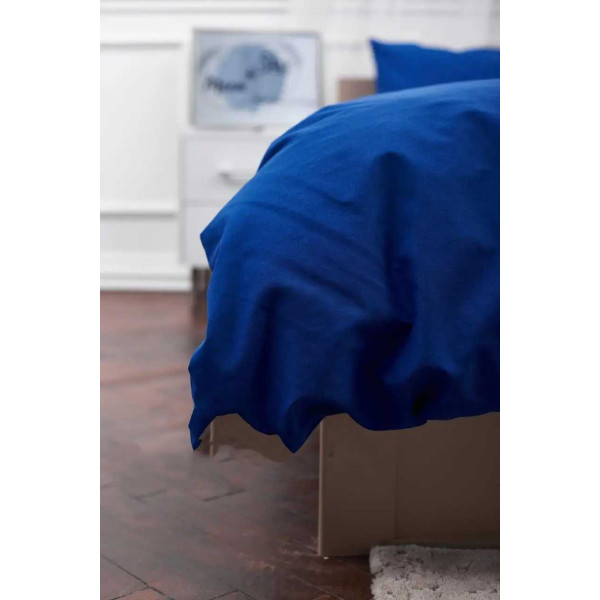 Фото - Комплект постільної білизни дитячий Moon&Star 110х140 нав. 2х50х70 Blue Бязь Gold Люкс (MS-830000003)