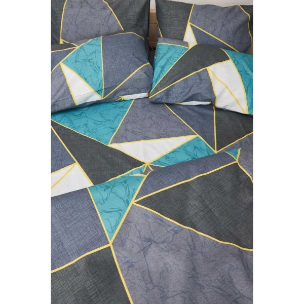 Фото - Комплект постельного белья Moon&Star King Size 220x240 Triangles Микросатин Premium (MS-820001460)
