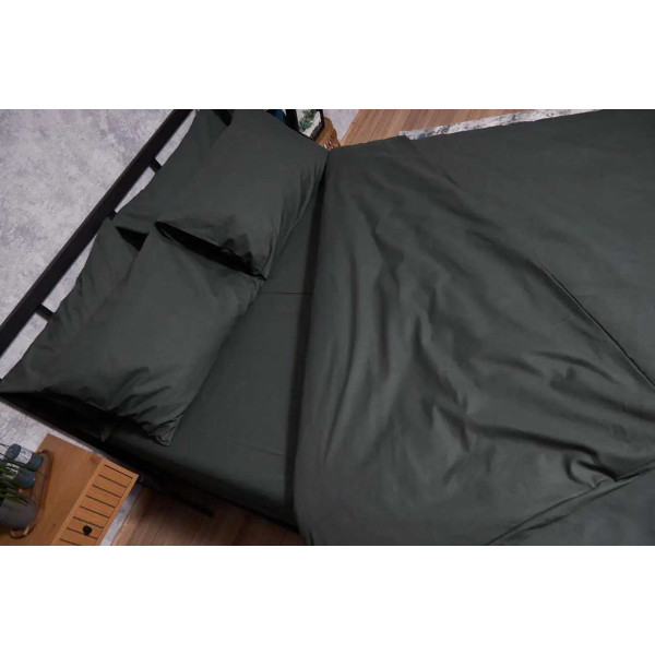 Фото - Комплект постільної білизни дитячий Moon&Star Бязь Gold Люкс Dark Green 110х140 нав. 2х50х50 (MS-830000062)