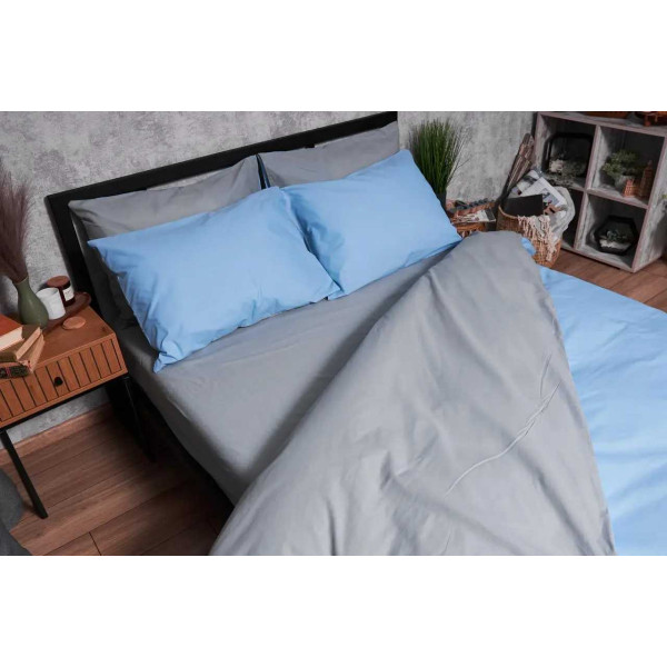 Фото - Комплект постільної білизни Moon&Star Бязь Gold Люкс Nordic Gray King Size 220x240 (MS-820003083)