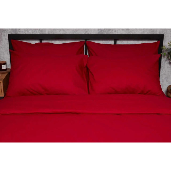 Фото - Комплект постільної білизни Moon&Star Бязь Gold Люкс Cherry Red King Size 220x240 (MS-820003116)