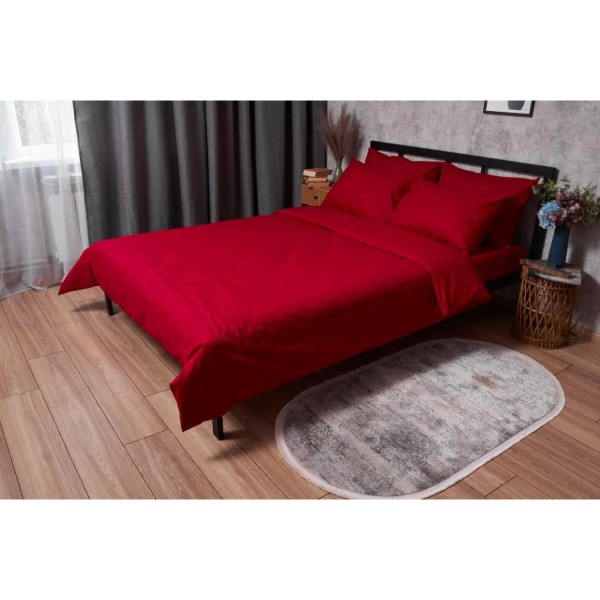 Фото - Комплект постільної білизни Moon&Star Бязь Gold Люкс Cherry Red King Size 220x240 (MS-820003118)
