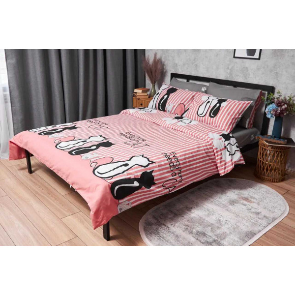 Фото - Комплект постільної білизни дитячий Moon&Star Бязь Gold Люкс Cat 110х140 нав. 2х50х70 (MS-830000123) Фото - Комплект постільної білизни дитячий Moon&Star Бязь Gold Люкс Cat 110х140 нав. 2х50х70 (MS-830000123)