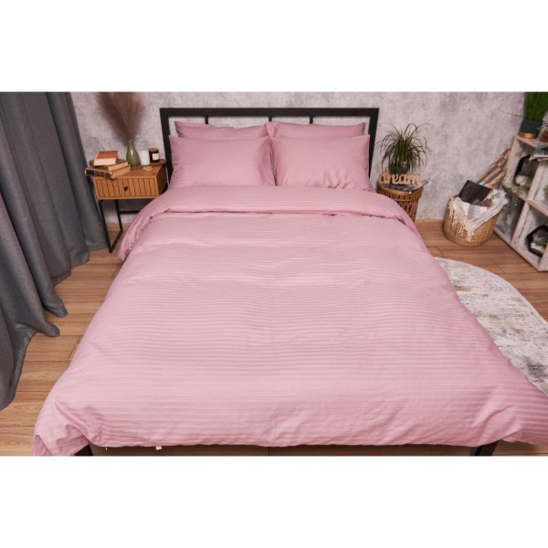 Фото - Комплект постільної білизни Moon&Star Satin Stripe Stripe Candy 200х220 (MS-820003547)