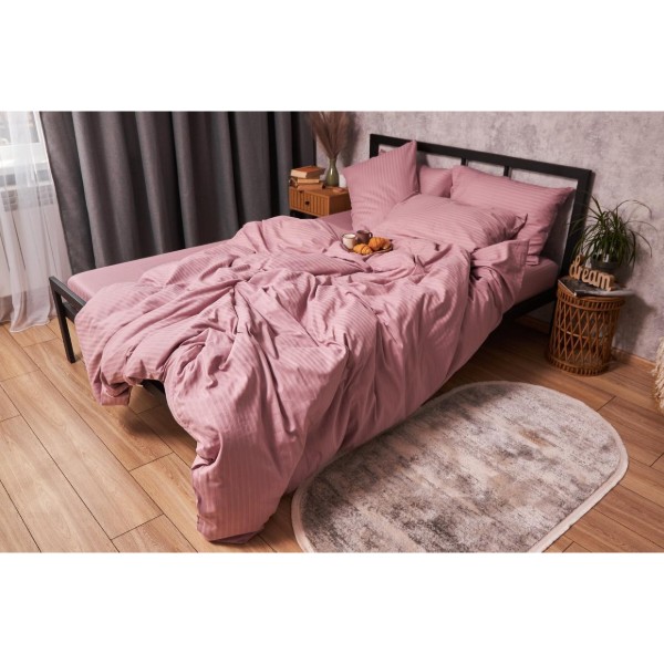 Фото - Комплект постільної білизни Moon&Star Satin Stripe Stripe Candy 200х220 (MS-820003545)