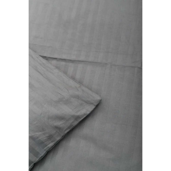 Фото - Комплект постельного белья Moon&Star Satin Stripe Stripe Gray 160х220 нав. 2х50х70 (MS-820003661)