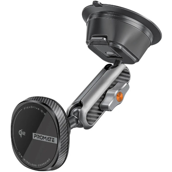 Фото - Автотримач з бездротовою зарядкою Promate flexdrive-qi2