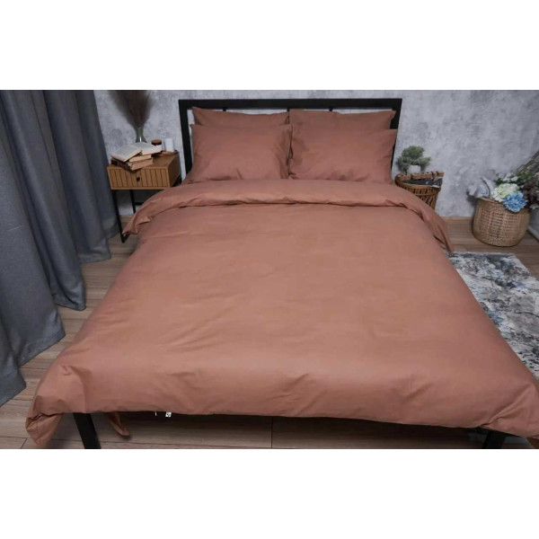 Фото - Комплект постільної білизни Moon&Star Бязь Gold Люкс Light Brown King Size 220x240 (MS-820004518)