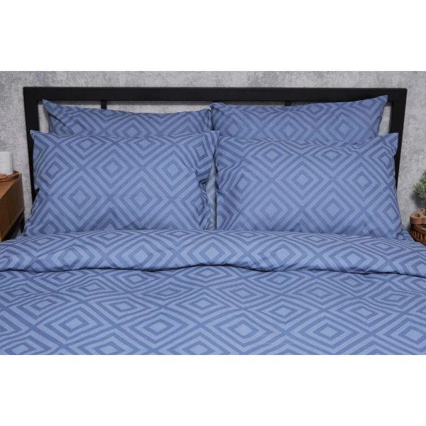 Фото - Комплект постільної білизни Moon&Star Бязь Gold Люкс «Crystal» 143х210 см нав. 2х50х70 (MS-820004636)